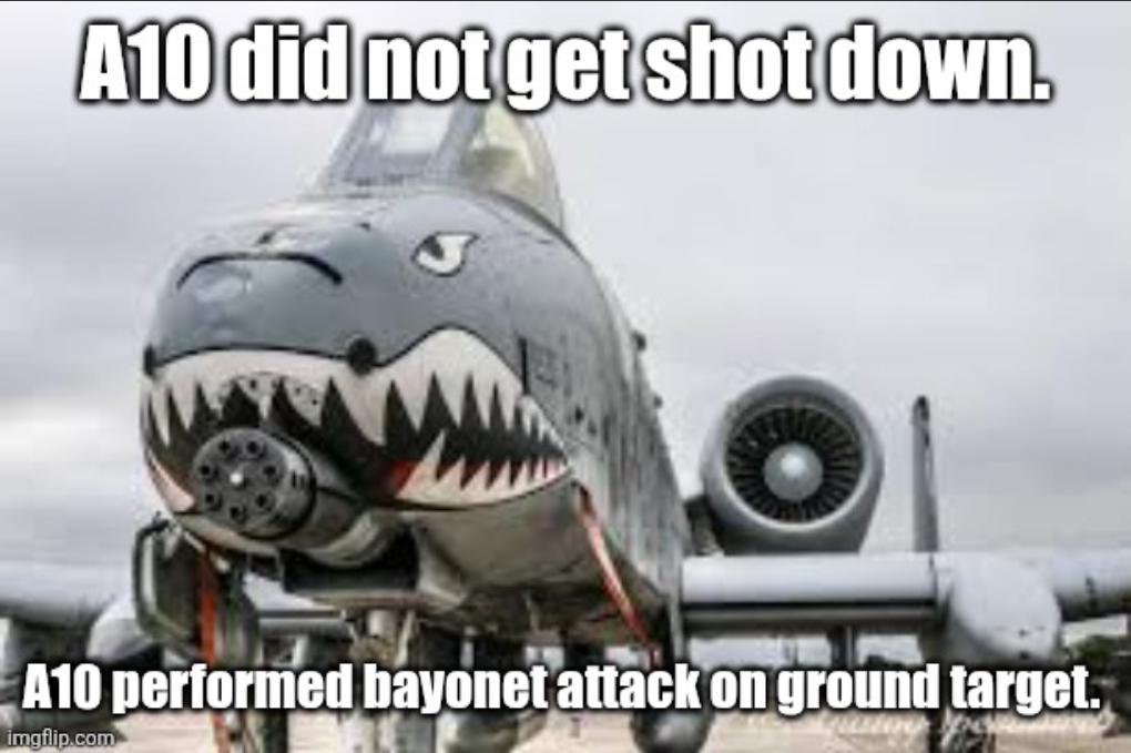 a10 did not get shot down