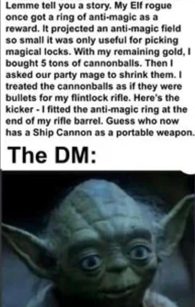 anti magic gun canon