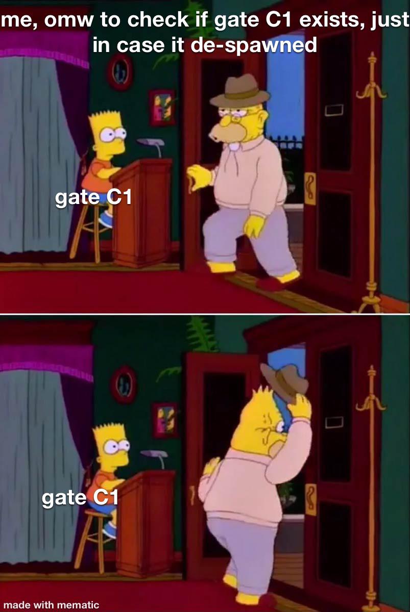 checking for gate c1