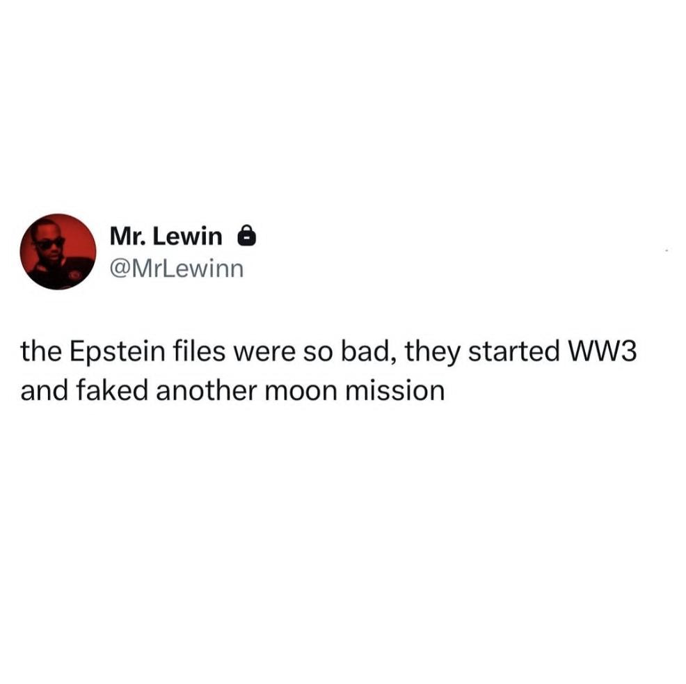 epstein files ww3 moon mission