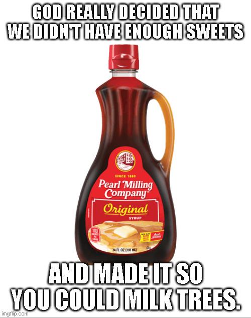 pearl milling syrup milk trees