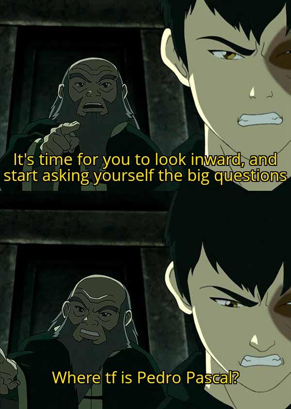 Open pedro pascal missing