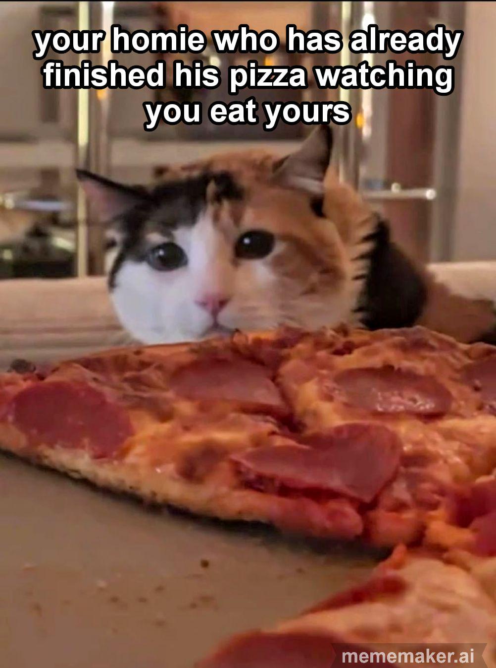 Open pizza watcher homie