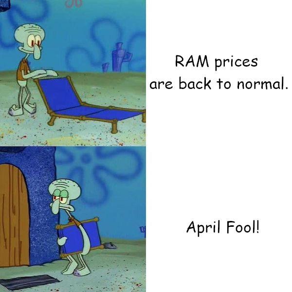 ram prices normal