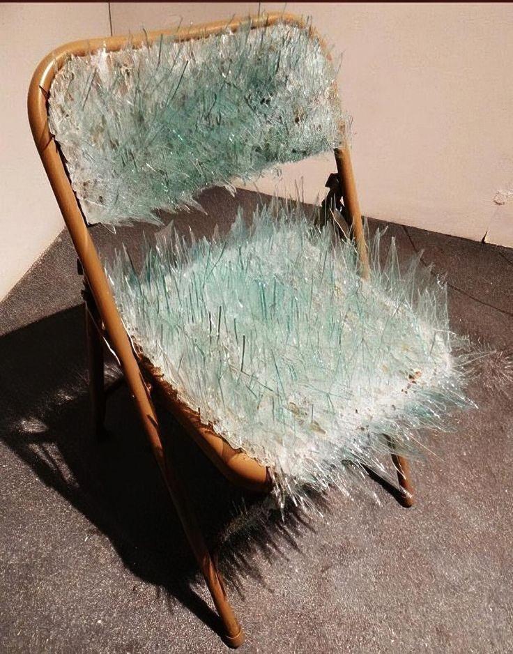 tattered chair