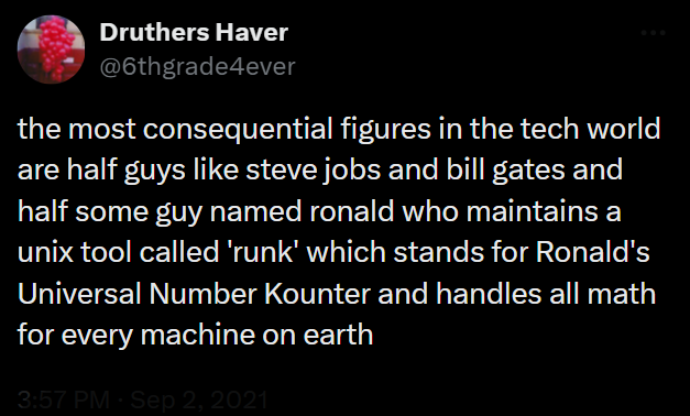 tech giants vs unix utility