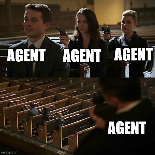 Open agents in court