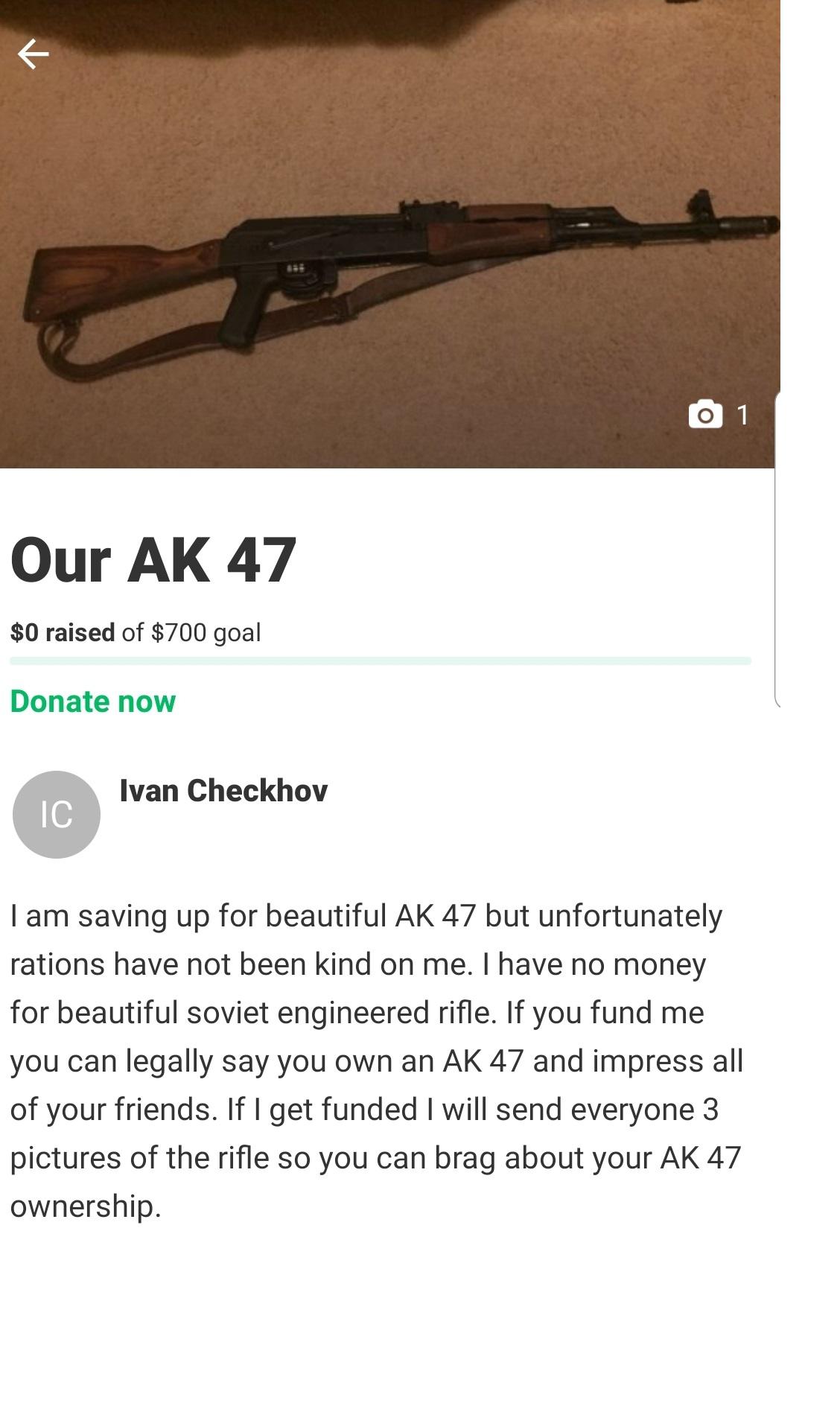 Open ak 47 rifle collection
