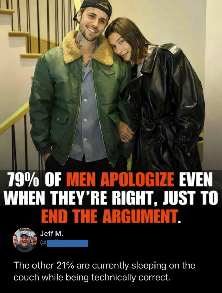 Open apologize when right meme