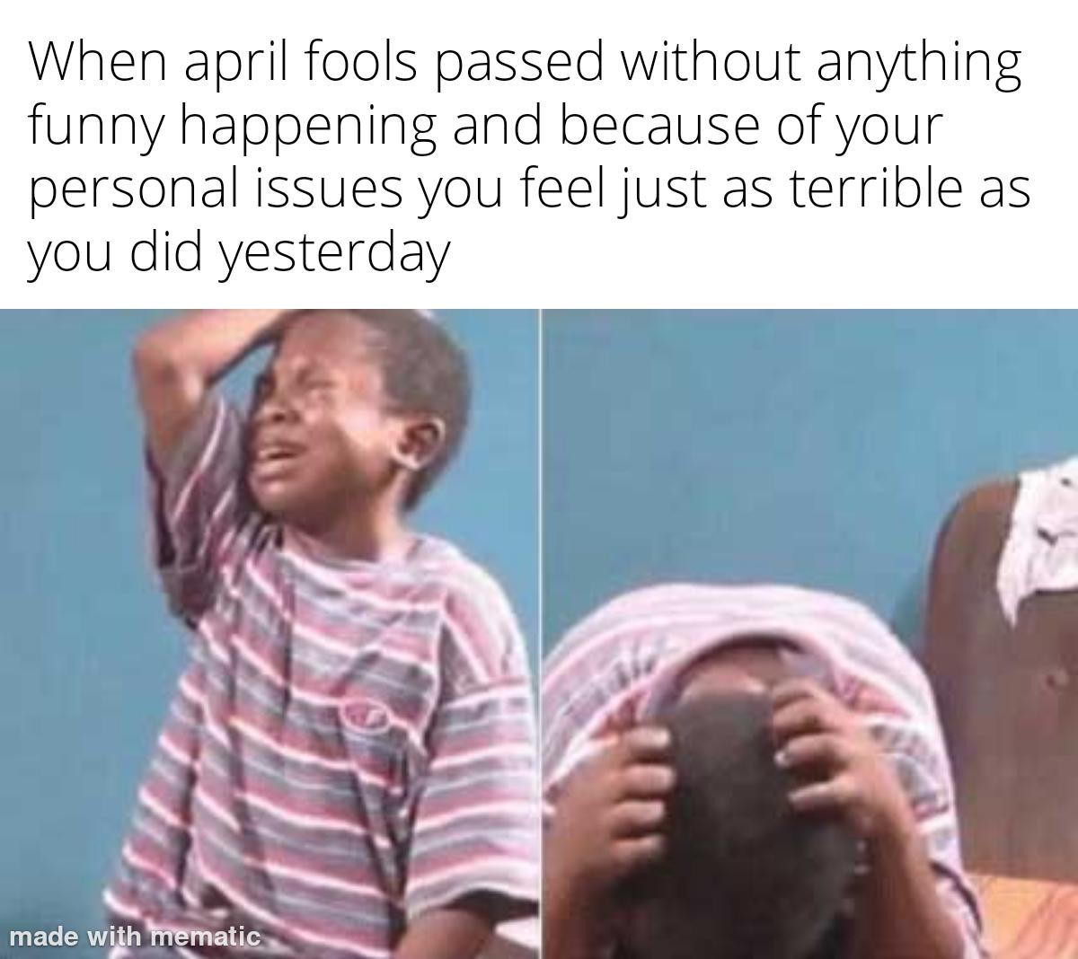 Open april fools feelings