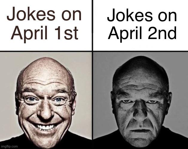Open april joke contrast