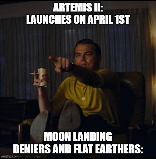 Open artemis ii moon deniers flat earthers