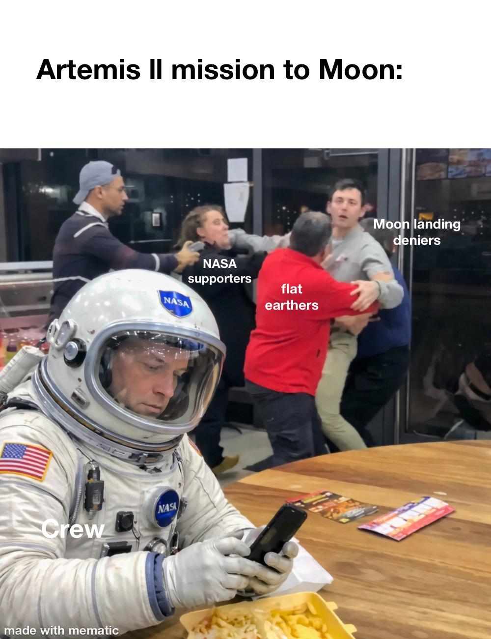 Open artemis ii to moon