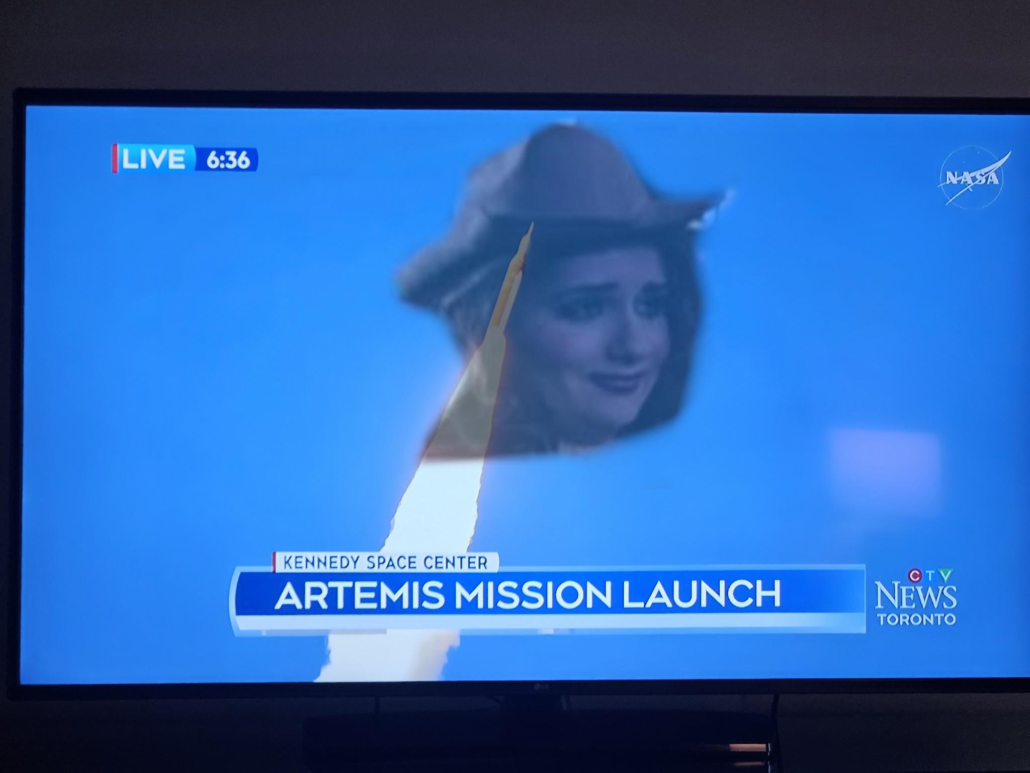 Open artemis mission launch