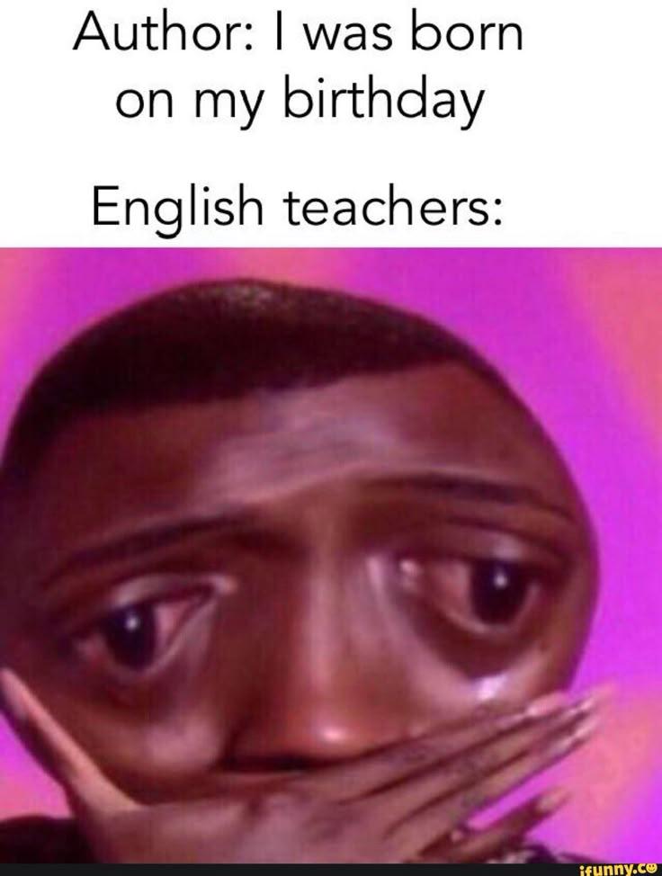 Open author english teachers meme