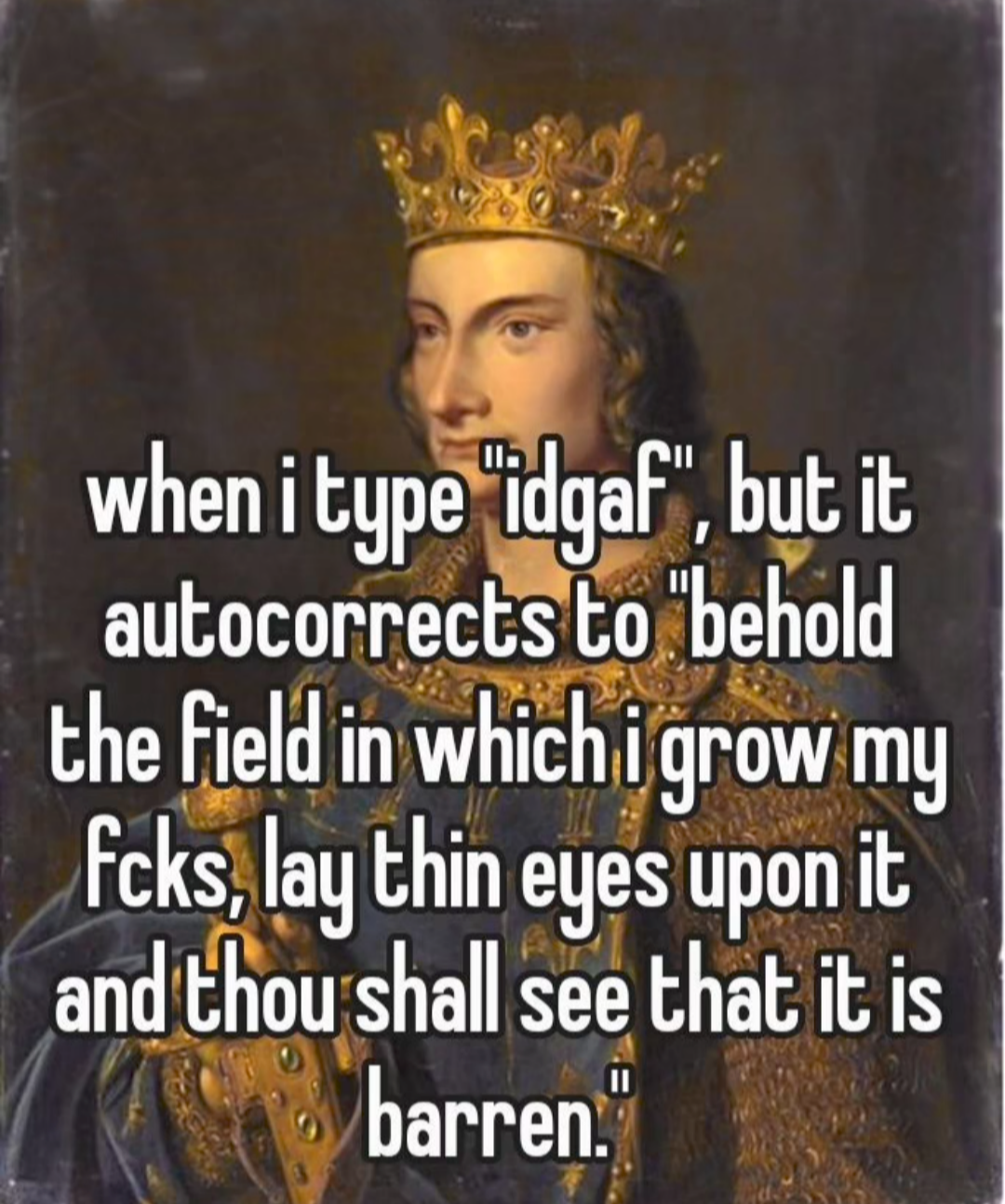 Open autocorrect fail god painting