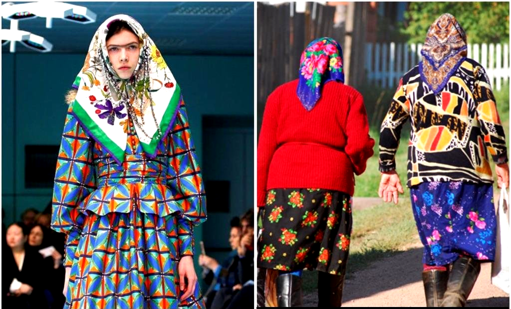 Open babushka fashion trends