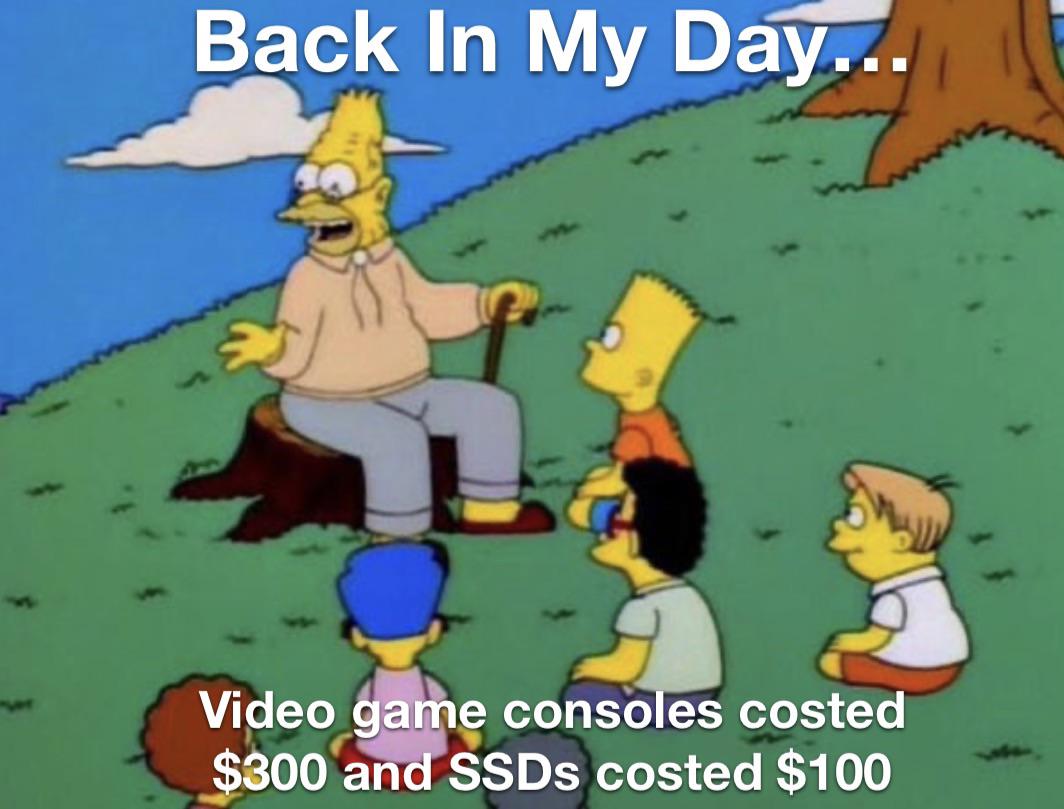 Open back in my day console comparison