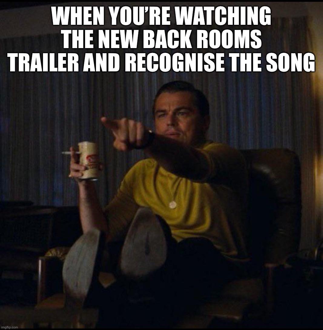 Open backrooms trailer song recognition