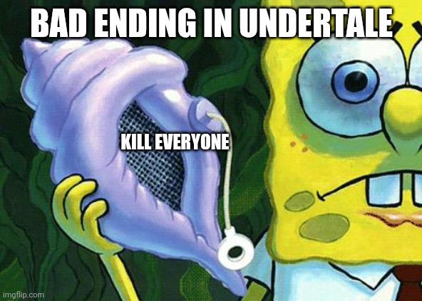 Open bad ending undertale kill everyone