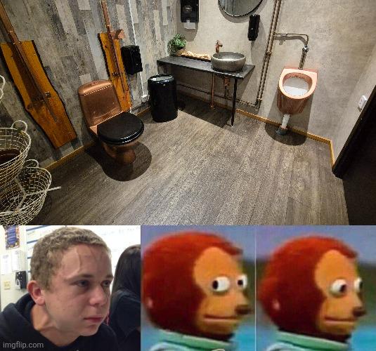 Open bathroom bro dump