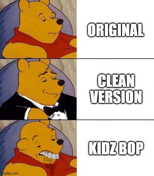Open bear bear song comparison