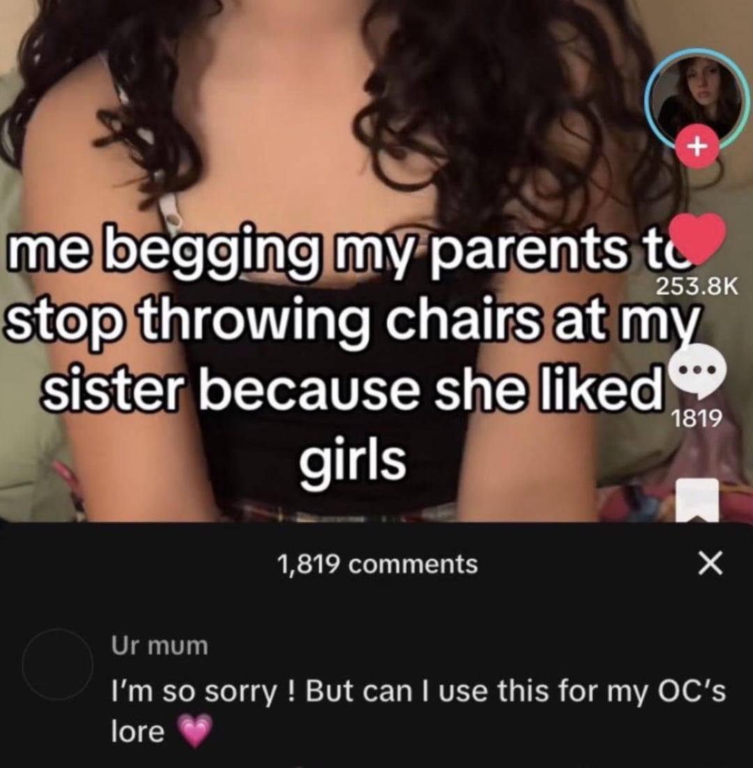 Open begging parents sister chairs