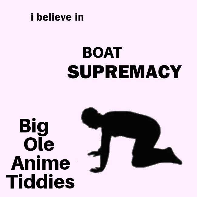 Open boat anime tiddies religion
