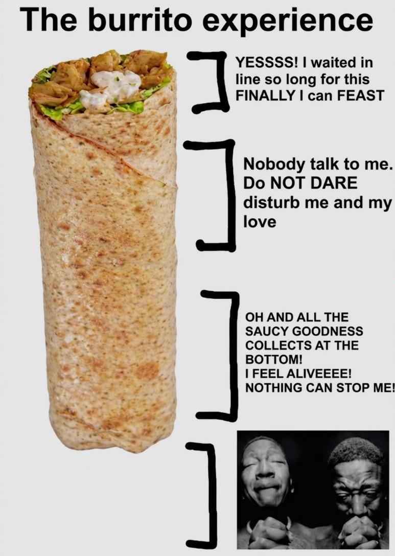 Open burrito experience