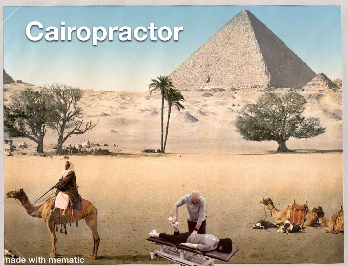 Open cairopractor pyramid comparison