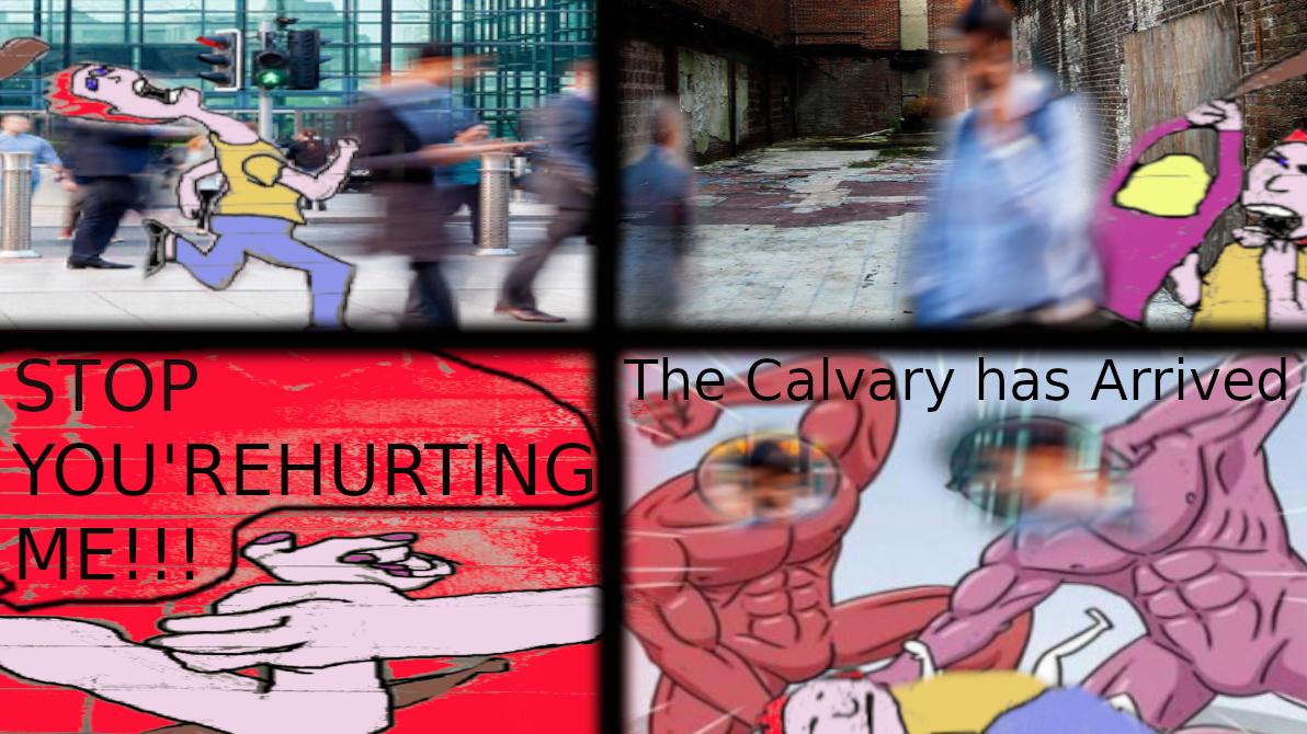 Open calvary arrived meme