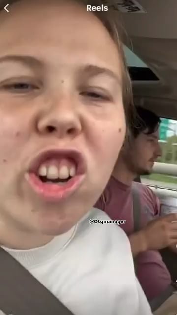 Open car window selfie