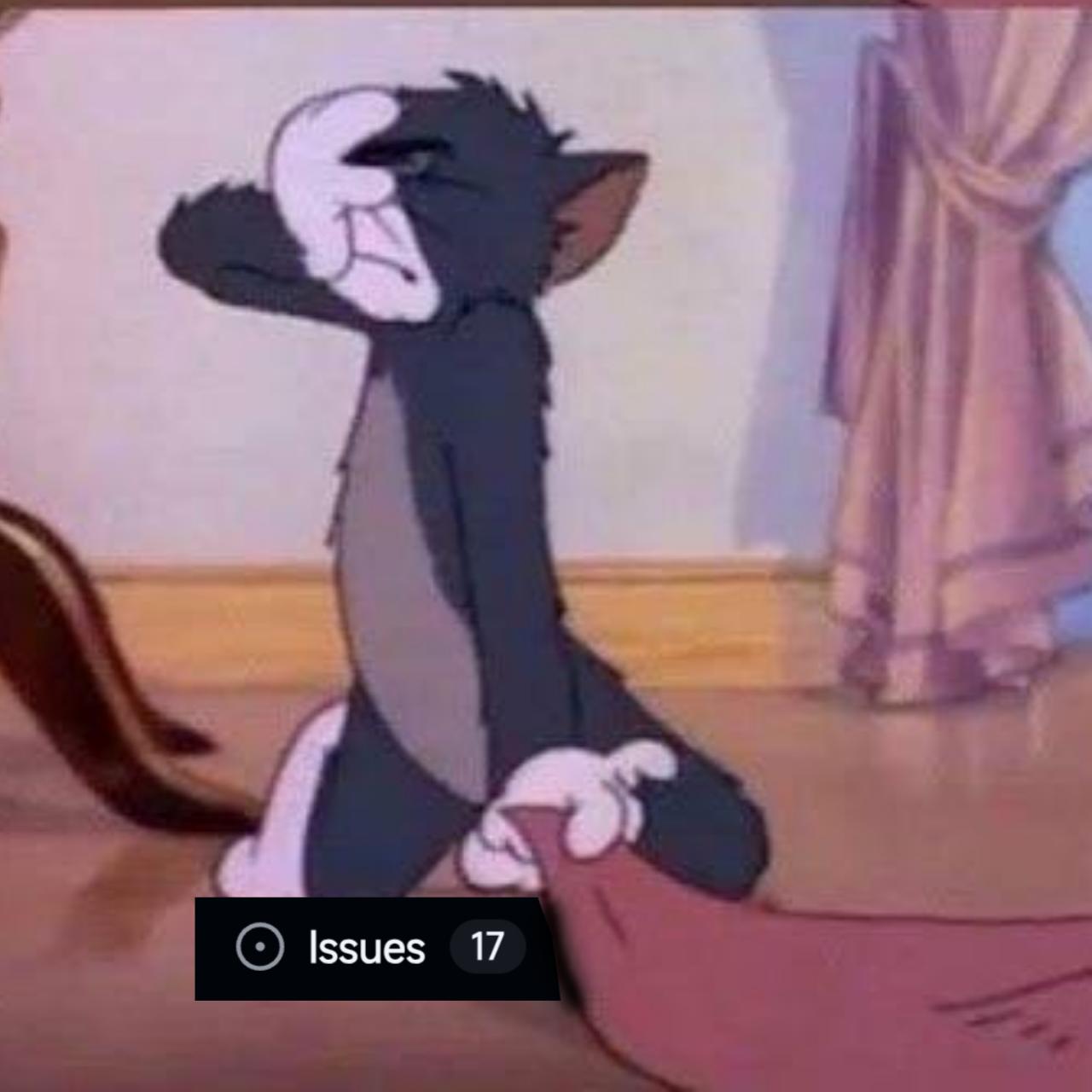 Open cat looking side profile