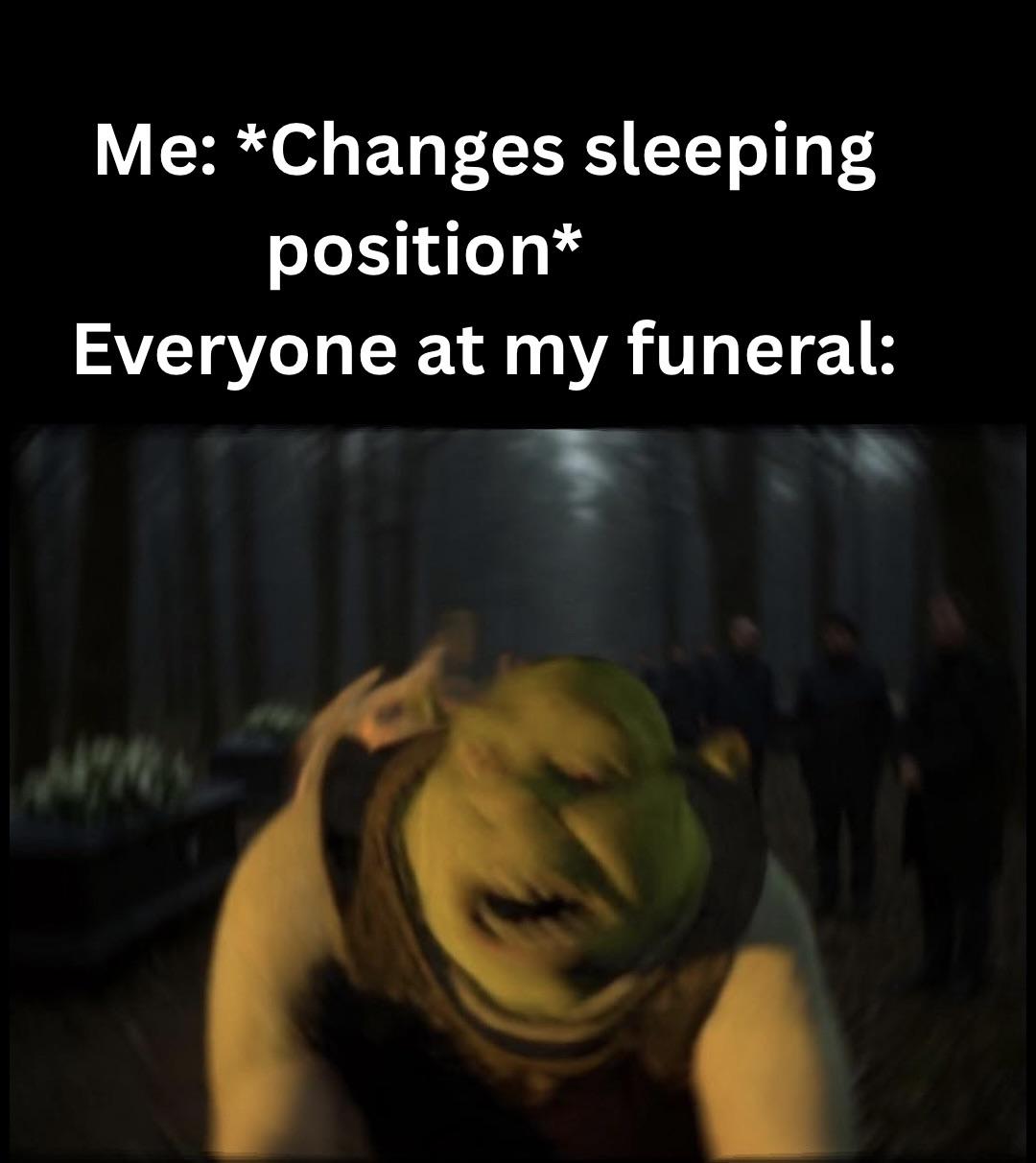 Open changing sleeping position