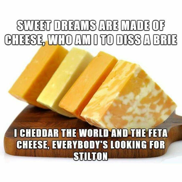 Open cheese disses blue cheese