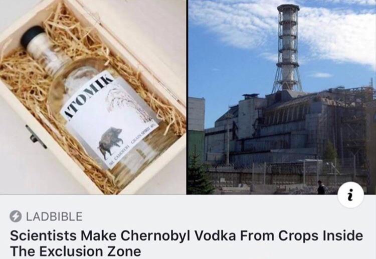 Open chernobyl vodka exclusion zone