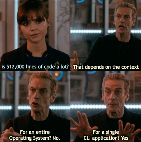 Open code size context