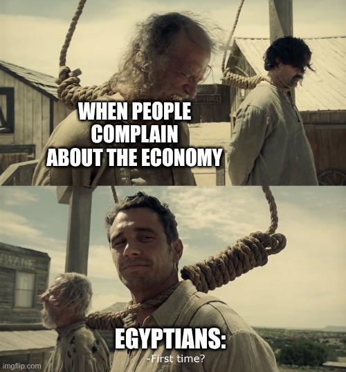 Open complaining about economy egyptian reaction