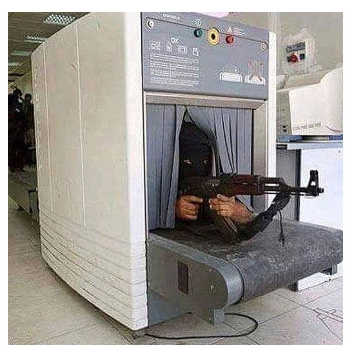 Open comrade security checkpoint