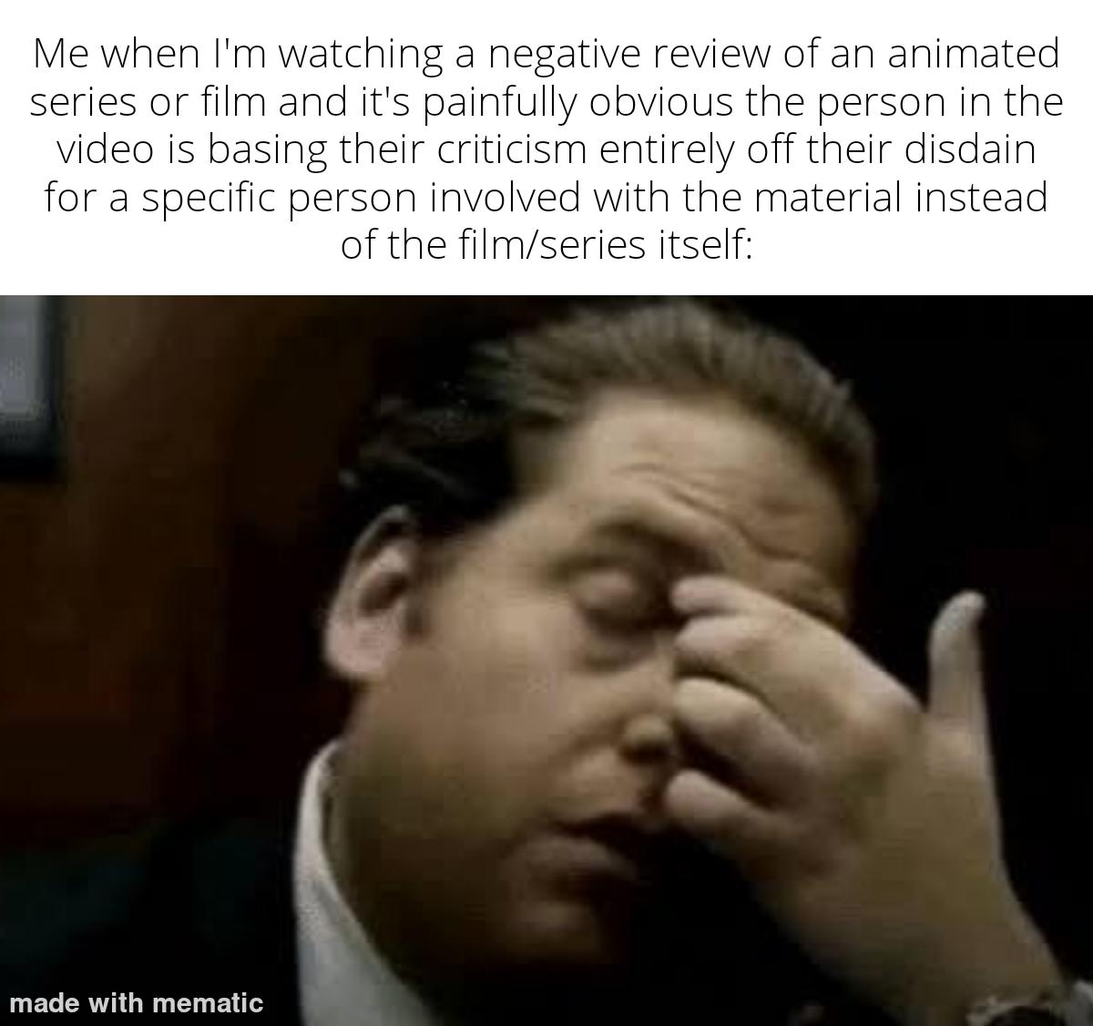 Open criticism focuses on person