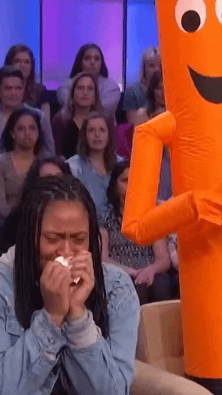 Open dad confused face