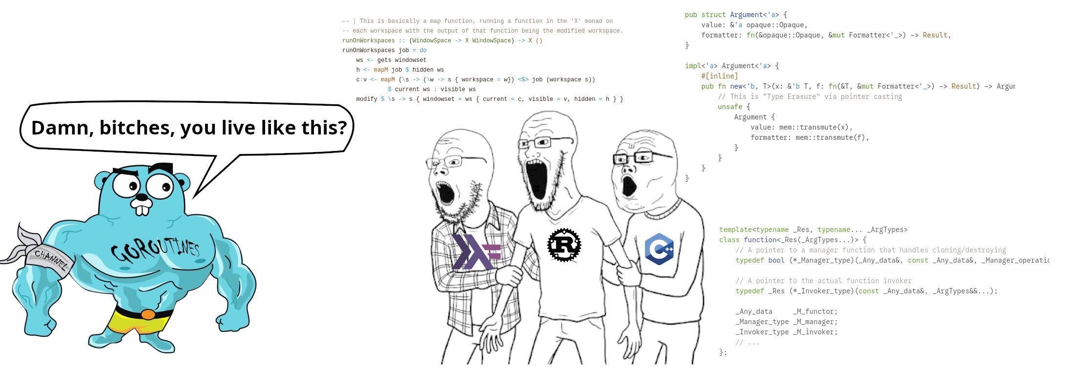 Open damn bitches like this