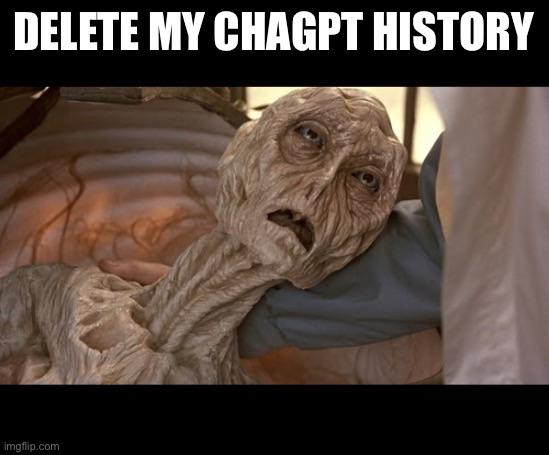 Open delete my chatgpt history