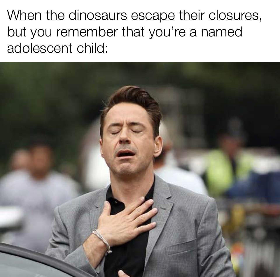 Open dinosaur escape kid fear