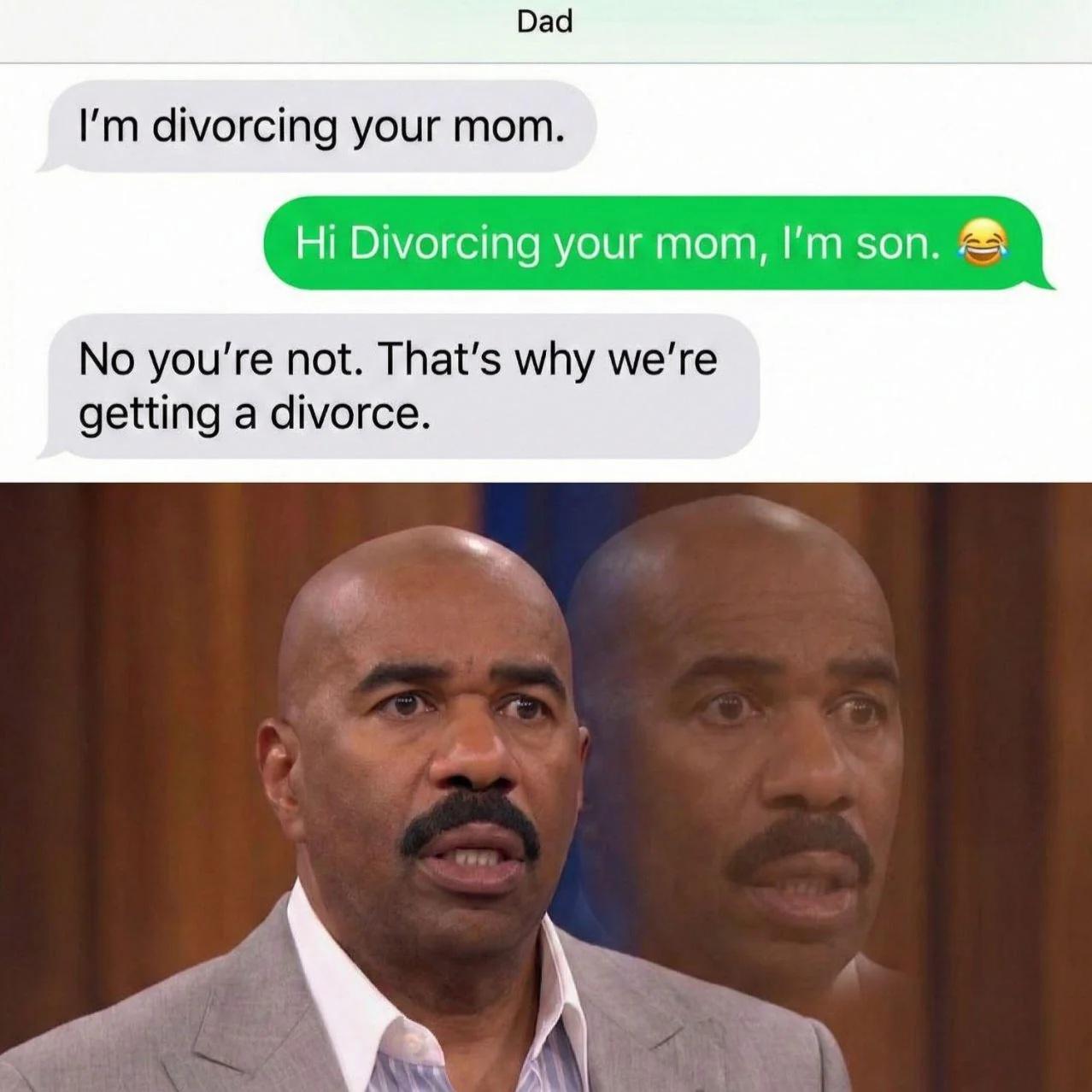 Open divorce dad son