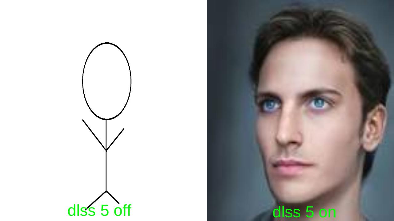 Open dlss 5 off vs on