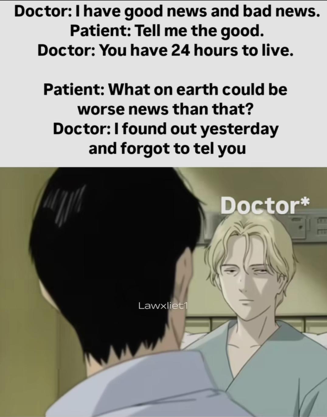 Open doctor bad news
