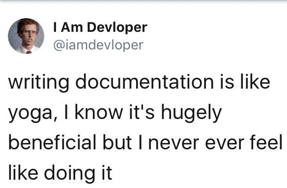 Open documentation like yoga
