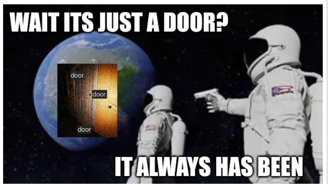 Open door always been