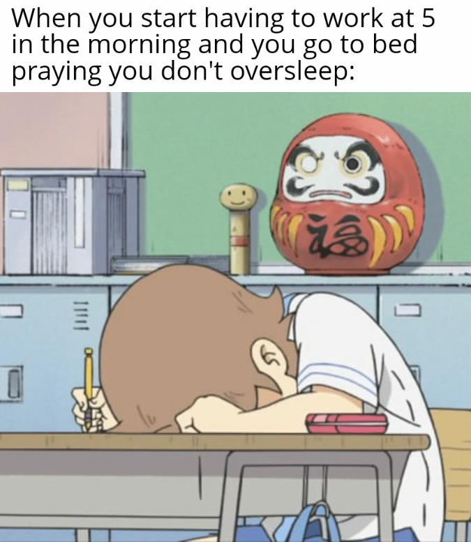 Open early morning work struggle